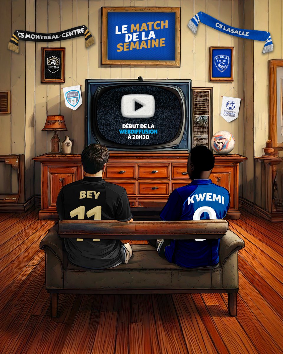LS_PRO_QC's tweet photo. [Webdiffusion L2QC]

Ce soir, on lance quelque chose de nouveau.

Le match de la semaine sera une confrontation entre CS Montréal-Centre et @CsLasallePro, à 20h30. Tu peux vivre cette rencontre en direct sur notre chaîne YouTube!

Pour visionner le match➡️ https://t.co/wO2tNkwRak https://t.co/NM7YZpNtxY