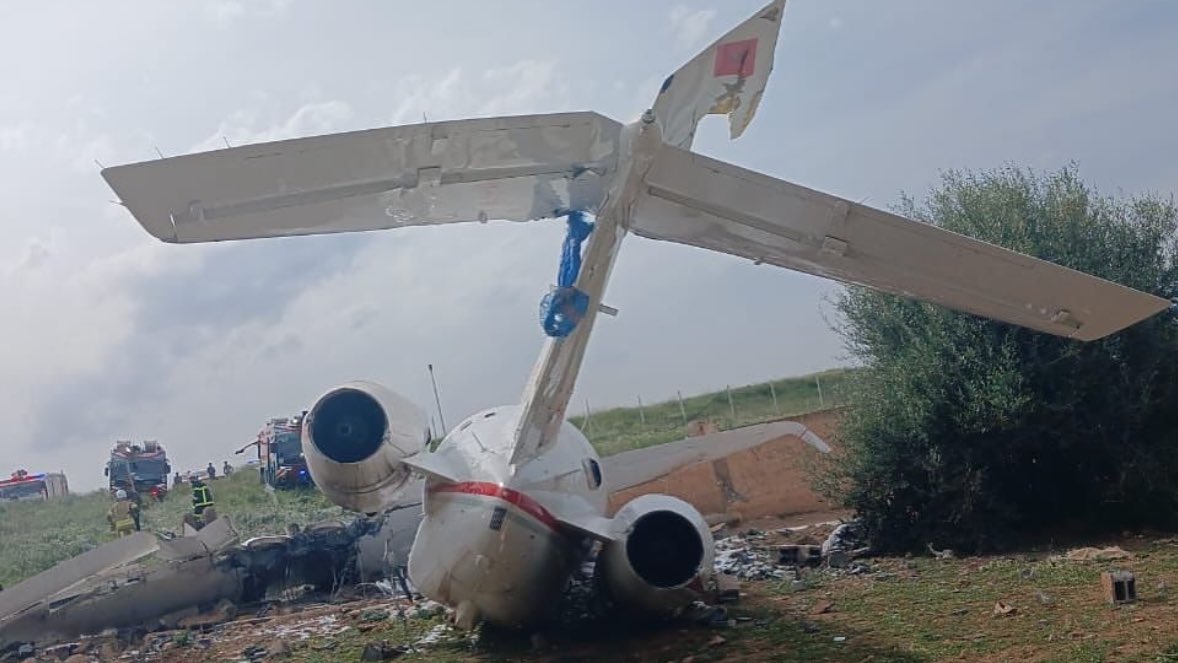 Hawker 800XP CN-TKC crashes while trying to land at Fez-Saïss