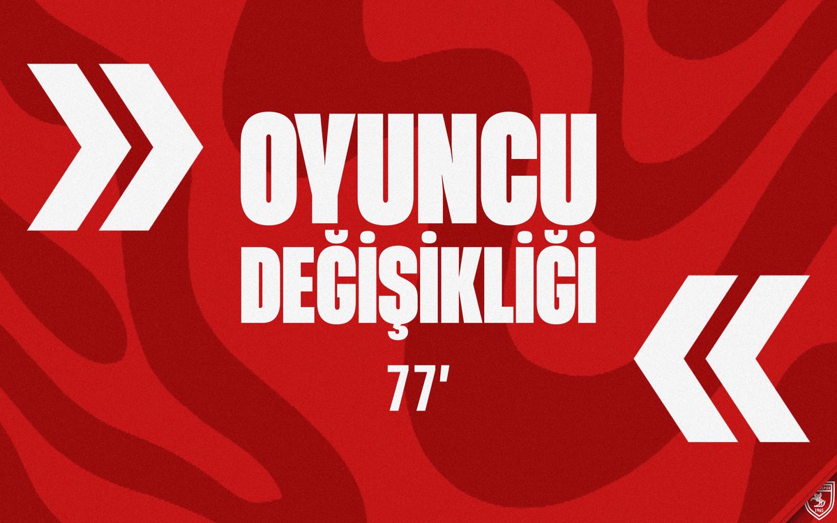 ⏱️ 77' Flavien Tait yerini Soner Aydoğdu'ya bırakıyor.

⏱️ 77' Arbnor Muja oyundan çıkıyor Kingsley Schindler giriyor.

#SAMvGS