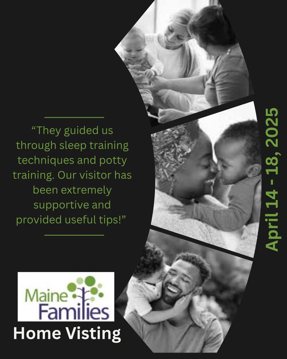 Parents are often their child’s first and most important teachers. Maine Families Home Visitors support this by using the Parents as Teachers curriculum during home visits to promote children’s growth and development.
Learn more at mainefamilies.org.