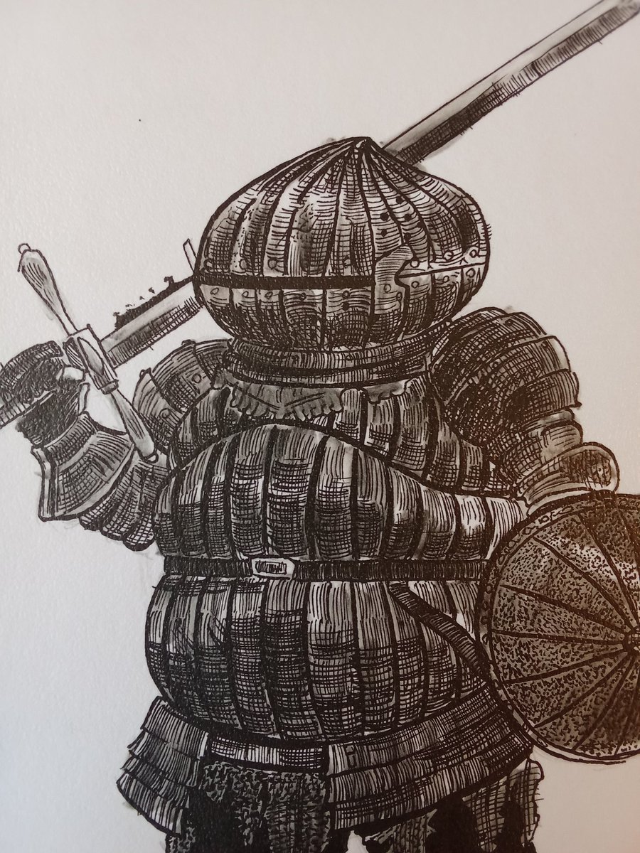 DeakuKraut's tweet photo. A drawing of the one and only Siegmeyer from the original Dark Souls by me. #DarkSouls #siegmeyer #traditionalart #copic https://t.co/Ut4woWcfus