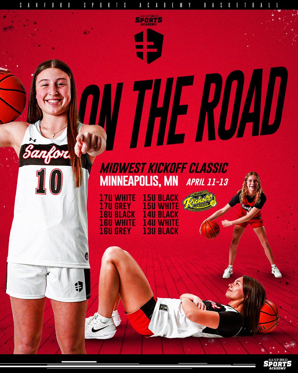 Sanford Sports Academy Basketball Teams (@ssahoopsteams) on Twitter photo 🏀 ON THE ROAD 🚌‼️
📍 Minneapolis
📅 April 11th-13th
🏟️ Midwest Kickoff Classic
Juiced up for these 1️⃣0️⃣ ladies ⛹🏻♀️ squads to kick off their SZN in what is always an uber competitive event!!
📸: <a href="/AddieSiemsen/">addie siemsen</a> <a href="/brayleeb3/">Braylee Bordewyk</a> <a href="/KaceyJaton/">Kacey Jaton</a>
#SanfordSports | #StrongerTogether 🏀 ON THE ROAD 🚌‼️
📍 Minneapolis
📅 April 11th-13th
🏟️ Midwest Kickoff Classic
Juiced up for these 1️⃣0️⃣ ladies ⛹🏻♀️ squads to kick off their SZN in what is always an uber competitive event!!
📸: <a href="/AddieSiemsen/">addie siemsen</a> <a href="/brayleeb3/">Braylee Bordewyk</a> <a href="/KaceyJaton/">Kacey Jaton</a>
#SanfordSports | #StrongerTogether