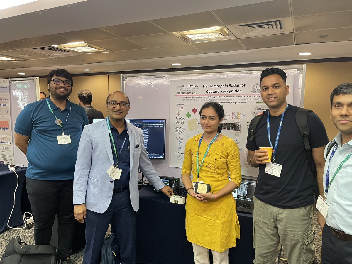 Glimpses from our demos today at Show and Tell at ICASSP 2025! #SpectrumLabIISc #ieeeICASSP