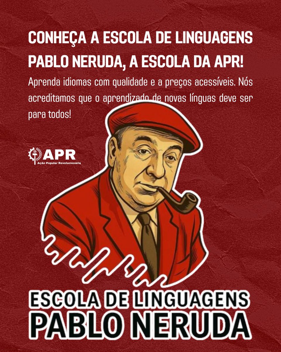 APRPDT's tweet photo. A APR está promovendo a Escola de Linguagens Pablo Neruda, com cursos ONLINE saindo a preço popular: mensalidade de apenas 25R$ com aulas 1x por semana e professores fluentes.

Cursos:
Mandarim 🇨🇳: Quartas 19:00
Inglês 🇬🇧: Quintas 19:00

Matricula: https://t.co/jztO80DTla https://t.co/G1Ujbd6Nbm