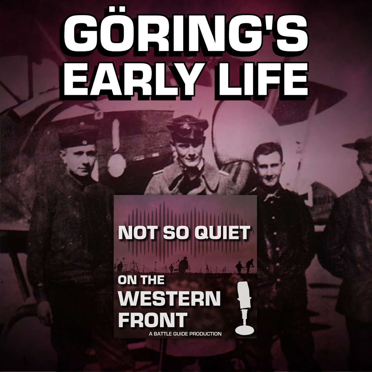 This week <a href="/DanHillHistory/">Dan Hill</a> &amp; I are joined by the wonderful <a href="/SpitfireFilly/">Dr Victoria Taylor 💛💙✈</a> to discuss Herman Göring's First World War. What was life like as a German pilot? What was Göring's war like? How did 1914-18 shape his infamous life? We discuss all this and more!
#WW1 #podcast #history