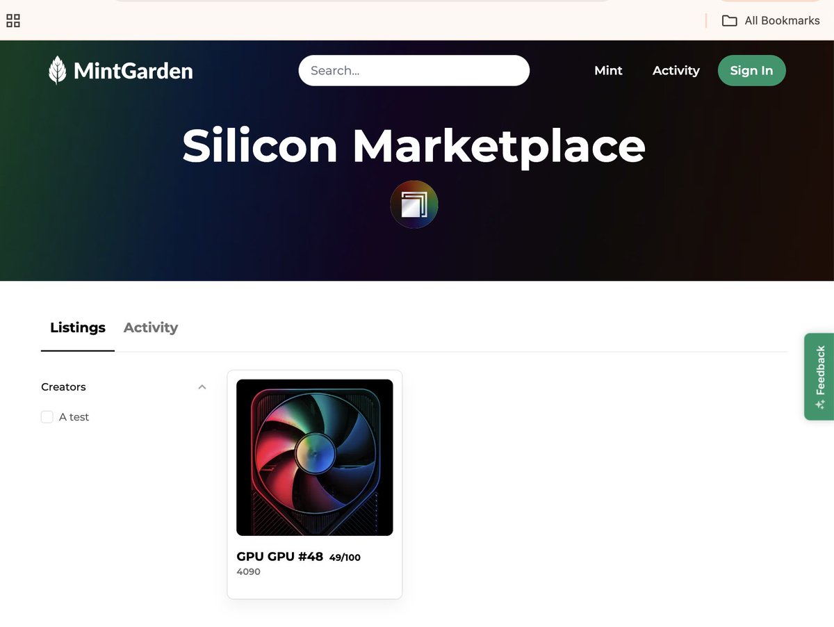 Silicon.net (@silicondotnet) on Twitter photo Tokenized GPUs are coming very very soonβ’οΈ on <a href="/chia_project/">Chia Network</a> . We're partnering with <a href="/MintGarden_io/">MintGarden</a> to help create listing and peer to peer trading of real, live working GPUs that earn money in Tier 3 datacenters. Final testing is underway! Tokenized GPUs are coming very very soonβ’οΈ on <a href="/chia_project/">Chia Network</a> . We're partnering with <a href="/MintGarden_io/">MintGarden</a> to help create listing and peer to peer trading of real, live working GPUs that earn money in Tier 3 datacenters. Final testing is underway!