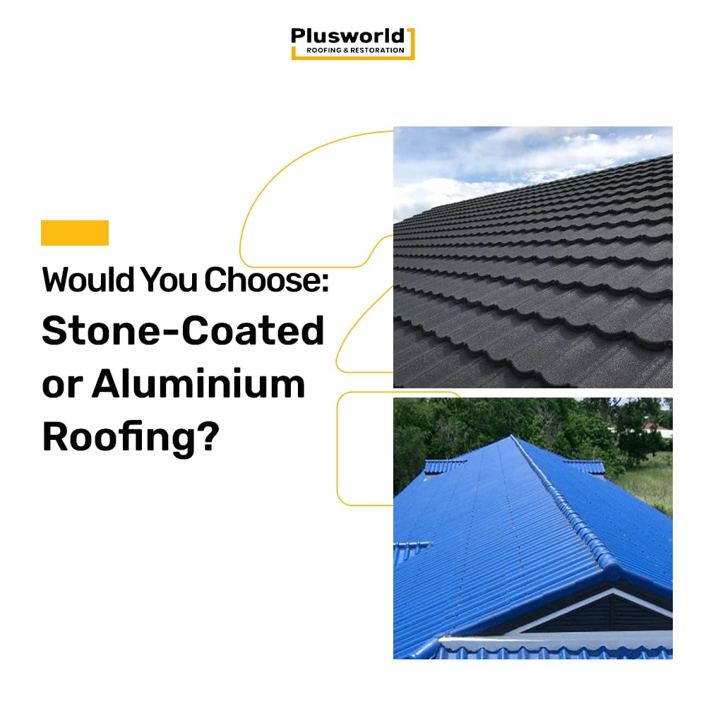 Stone-coated or Aluminum? 

Which one would you choose for your dream home? Share your thoughts!

#RoofingOptions #HomeDecor #BuildingChoices #roofingservices #roofinstallation #roofrepairs  #roofexperts