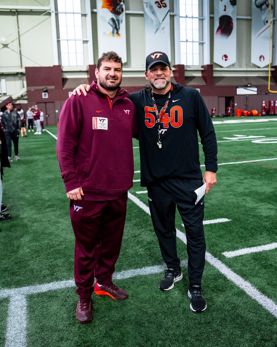 Great having Letterman Mike Crawford, Scott Freund, &amp; Carlton Weatherford out for our last day of Spring Practice today! 🦃👏

#ThisIsHome | #TeamOverMe