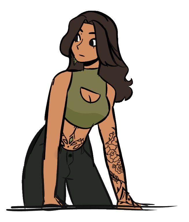Mais um desenho dessa personagem maravilhosa pra vcss,desta vez em um estilo mais simples que acho vou usar na  serie❤️