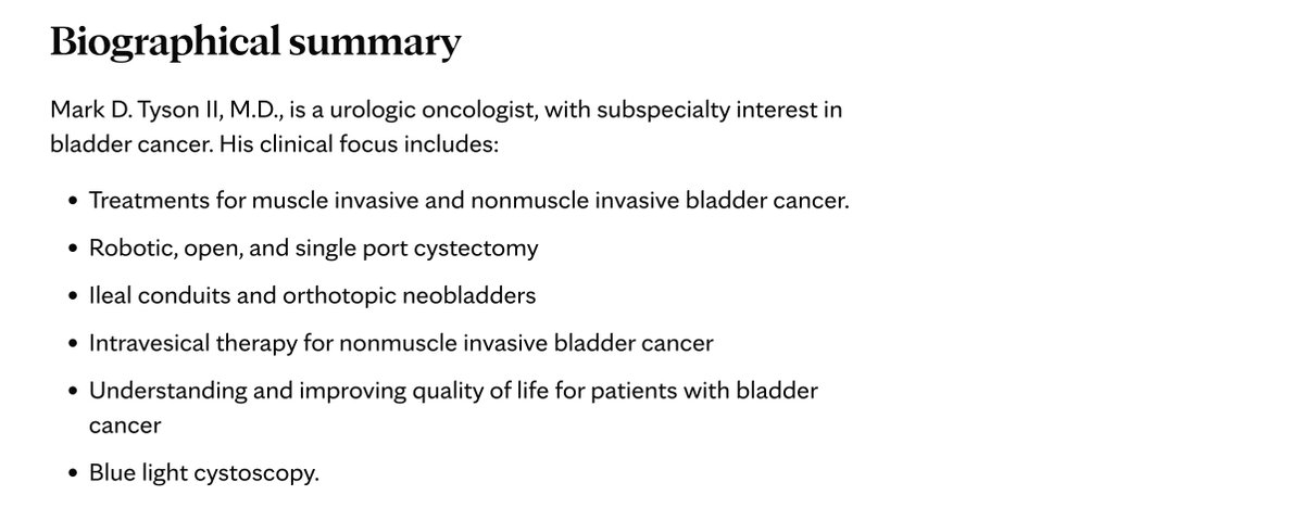 #RMUS 
Invited speaker Mark Tyson, MD
Mark D. Tyson II, M.D., Mayo Clinic Scottsdale urologic oncologist, gives his first talk on "Emerging Therapies for NMIBC: MOA, Efficacy, Safety, and Financial Considerations"
#bladdercancer 
rmusweb.org/about/past-pre…