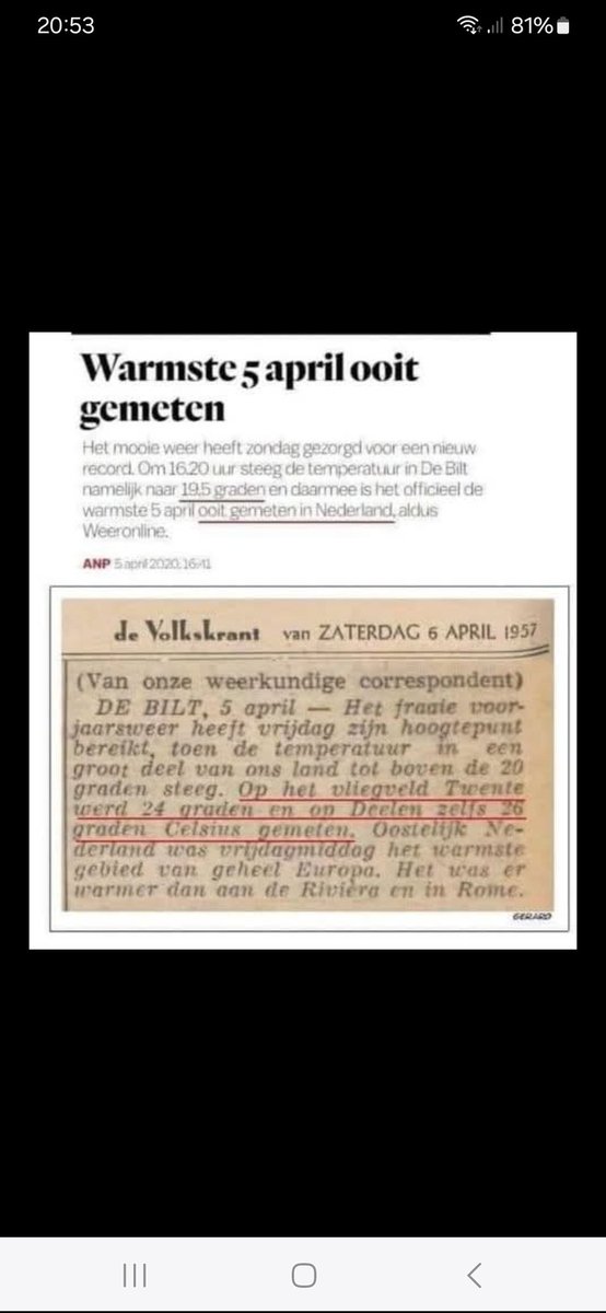 PRACHTIG VOORBEELD HOE WE WORDEN VOORGELOGEN OVER DE KLIMAATVERANDERING........
TRAP ER NIET IN......