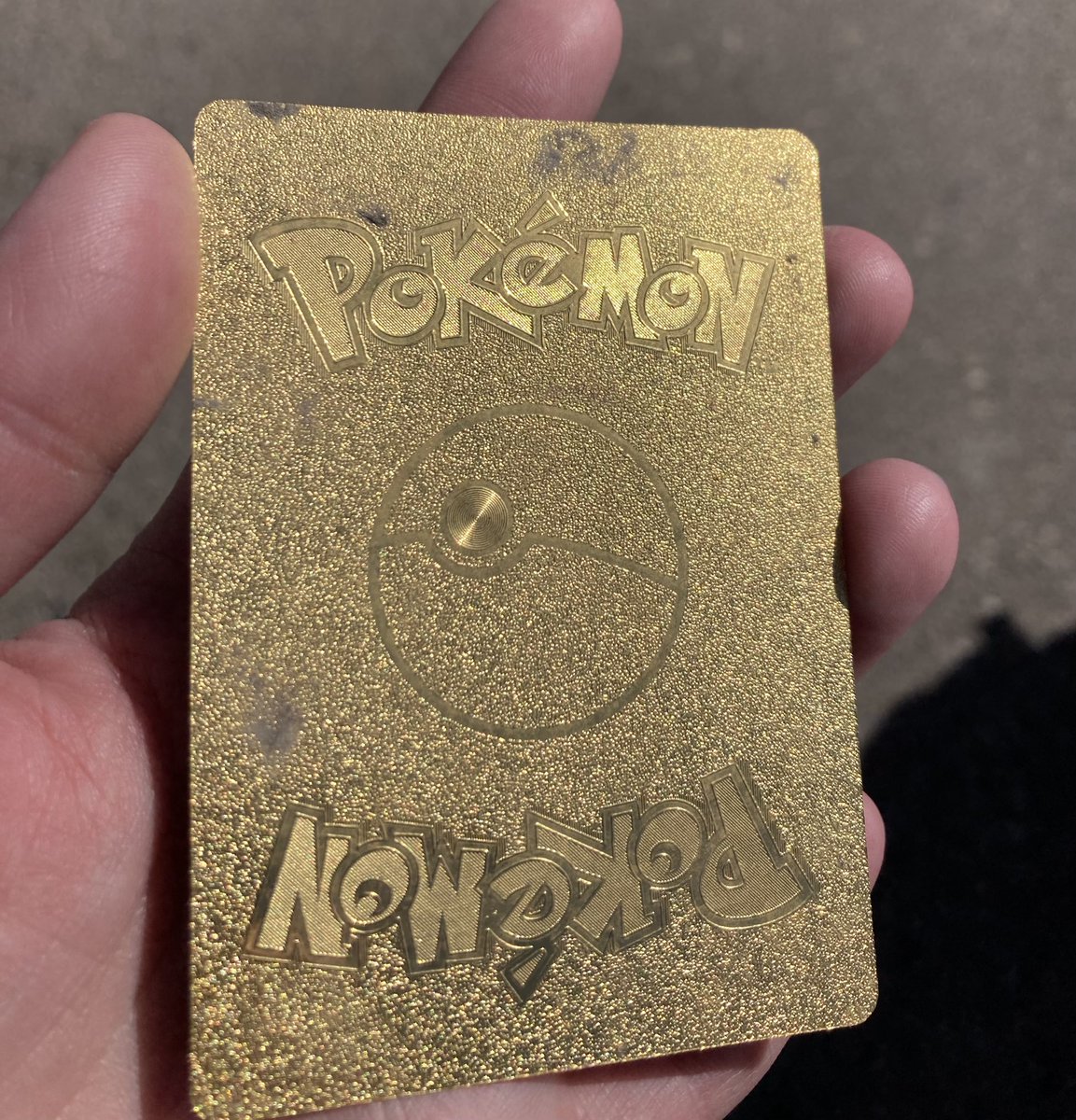 AdoraDruid's tweet photo. Found this card on the ground today. My son was over the moon happy when I showed him. lol. https://t.co/BHDChiWEcJ