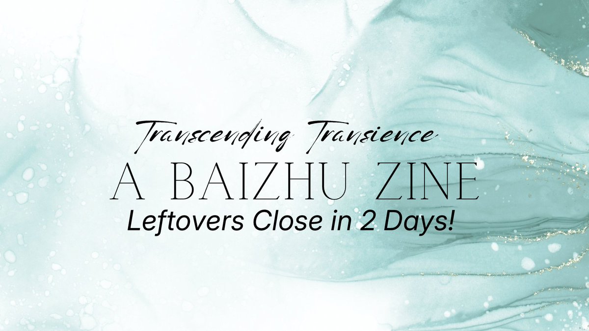 🐍Leftovers close in 2 DAYS🐍

Our Leftover Sale ends soon!
What is still hiding in Baizhu’s cabinet? You’ve got 2 days left to find out! 💚✨

🛒transcendingtransience.bigcartel.com