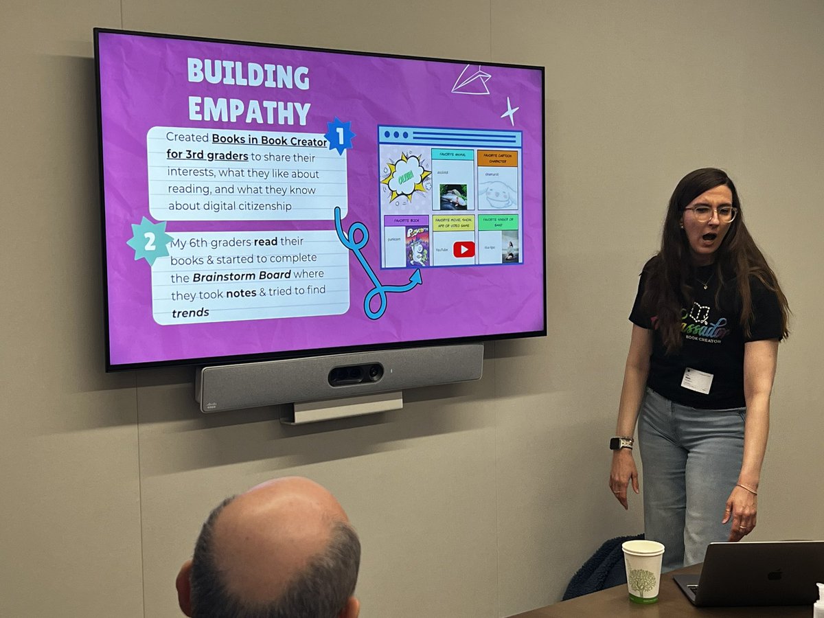 seanmarnold's tweet photo. @AppleEDU After Hours is back for amazing NYC teachers with @K_AMcG leading the way and @ereale23 sharing some @BookCreatorApp magic! #NYCSchoolsTech https://t.co/uy30tIXY9L