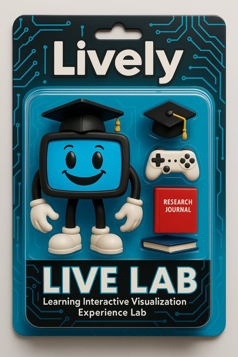LIVELab_tamu's tweet photo. Have you met our mascot, Lively? 🎓🎮📚
He’s all about making research &amp; education fun for everyone! At the LIVE Lab, we blend games + learning through interactive visual experiences.
So… did he nail the Barbie Box Trend or what? 👀✨
#BarbieBoxTrend #LiveLab #EdTech #TAMU https://t.co/nvjAH9mGu2