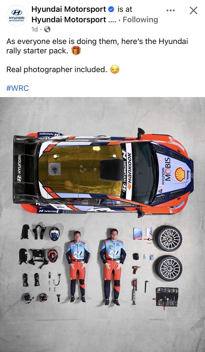 _marcuzzi's tweet photo. A brand can jump on the trend of the week and blend into the noise, or it can rise above with a smart, creative twist that stops the scroll.
@HMSGOfficial just nailed the assignment… ✅👌🏼
#StarterPack #SocialTends #BrandCreativity #WRC https://t.co/fjEB4y9s4h