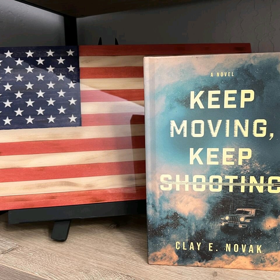 cnovakauthor's tweet photo. Do you like this edition of Keep Moving, Keep Shooting with this cover art?
If you do, and you don't have a copy, you better move quick. Who knows how much time is left to get your hands on one.
Stay tuned for more tomorrow.
#keepmovingkeepshooting #KMKS #CTB https://t.co/r8QQRM84ns