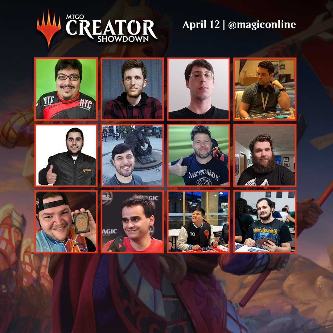 #MTGOPioneer #CreatorShowdown 
<a href="/sandoiche_13/">Matheus Akio - sandoiche</a> <a href="/Kirblinxy/">Kirblinxy</a> <a href="/A_AdeptoTerra/">Alessandro Moretti</a> <a href="/AirballMTG/">AirballMTG</a> <a href="/Albertosd87Diaz/">Albertogipsy mtg</a> <a href="/SnailArg/">Santiago Bigatti</a> <a href="/AndyBluemyr/">Blue_Robot ( andy monsalve)</a> <a href="/CalebDMTG/">CalebDMTG</a> @CFavretto_Jr <a href="/CHERRYAXEMAN_OP/">Cherryxman</a> <a href="/Claudio_Ke01/">Cinabiondo ➡️ RC Antwerp</a> <a href="/claudiohmtg/">claudioh</a>