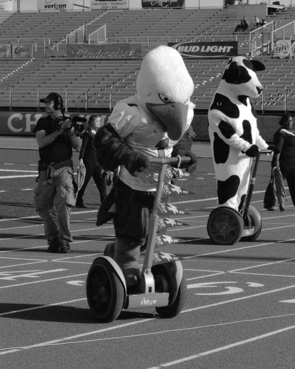 Happy Friday, Eagles! 🦅

Did you know Scrappy raced the Chick-Fil-A cow during the last North Texas home game of the 2005 season? 

#MeanGreenFridayFact #gmg #unt #scrappy #dentontexas