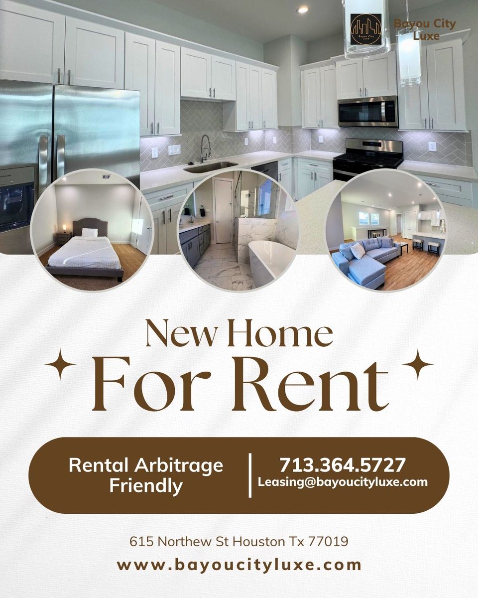 LuxeBayou's tweet photo. 🏠 FOR RENT – 615 Northew Dr, Houston, TX
 3 bed | 2 bath | Smart home| $2,195/mo
 Beautiful updated home in North Houston —pet-friendly, and professionally managed.
📍 Near I-45 &amp; Beltway 8
 �� Apply/tour: https://t.co/zPNrXgKhKL
 📲 Call/Text: 713.909.4902

#HouseForRent https://t.co/dGyAzIPMPP