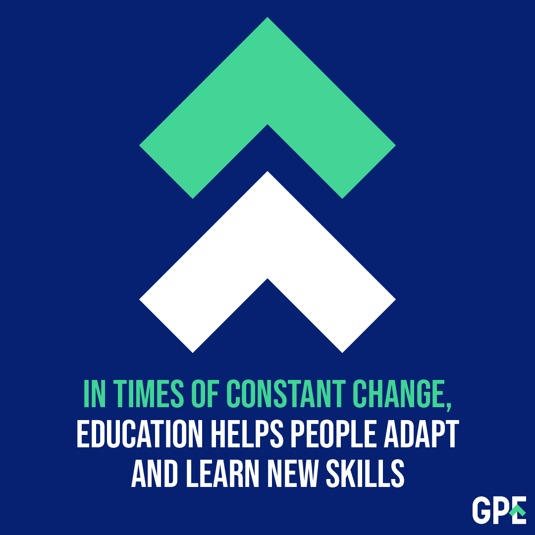 In lower-income countries, every 2 out of 3 young adult workers do not have the right skills for their job.

Investments in education are crucial to make sure that young people are well prepared for the demands of an ever-changing job market.

#FundEducation