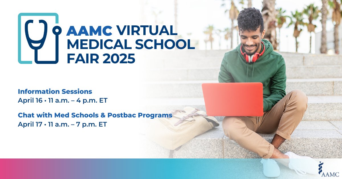 FIUMedicine's tweet image. Get the most up-to-date information about applying to the Herbert Wertheim College of Medicine by registering for the free AAMC Virtual Fair on April 17!🔗 aamc.org/virtualfair
@AAMCtoday
#Premed #MedicalSchool #FIUMed #FIU #MedicalEducation