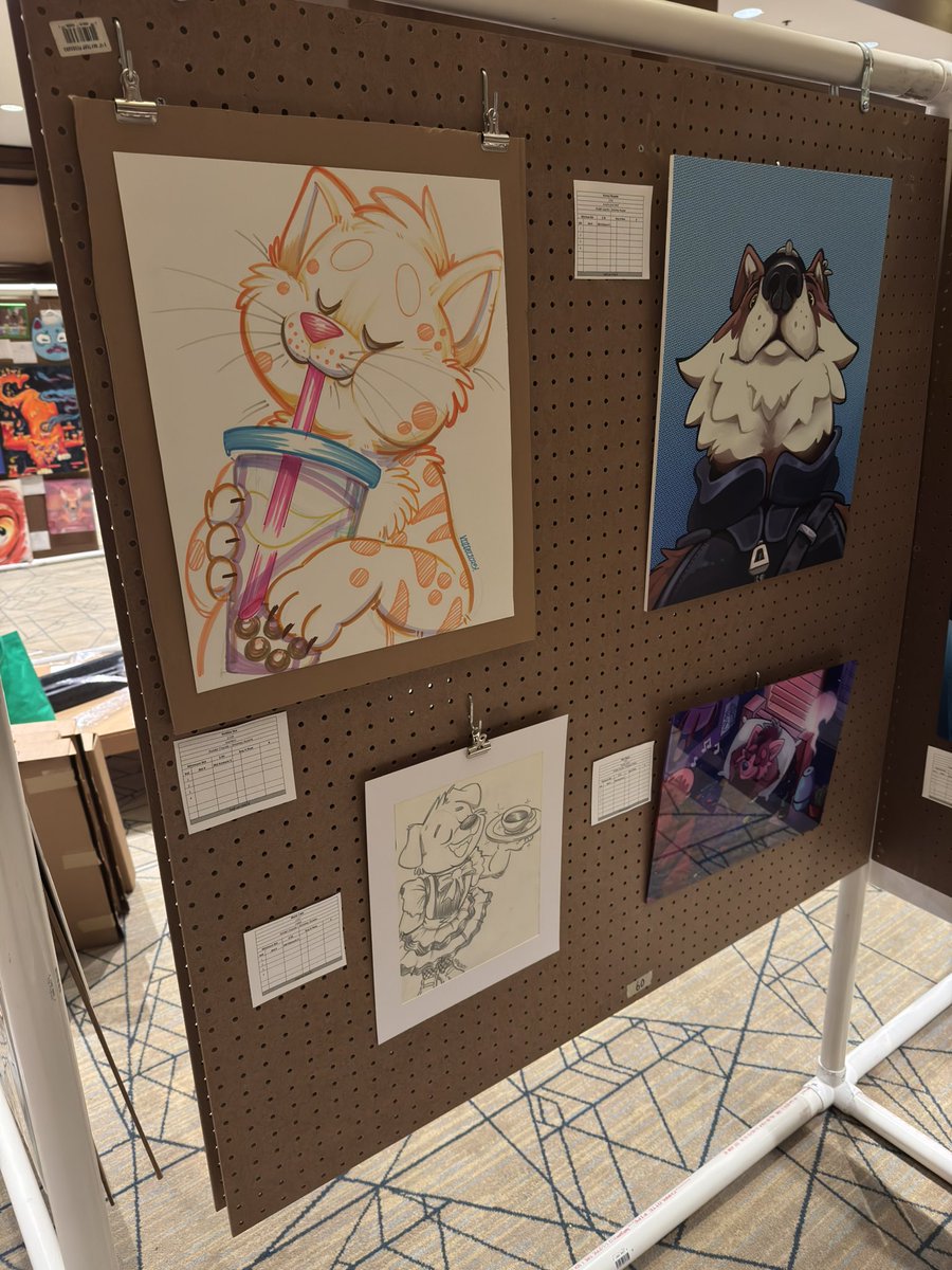 Don’t forget to check my art show at TFF 2025 

I have a couple originals, looking for a new home and by the way … 👀 

( Panel A7 on the +18 🔞 Area! )