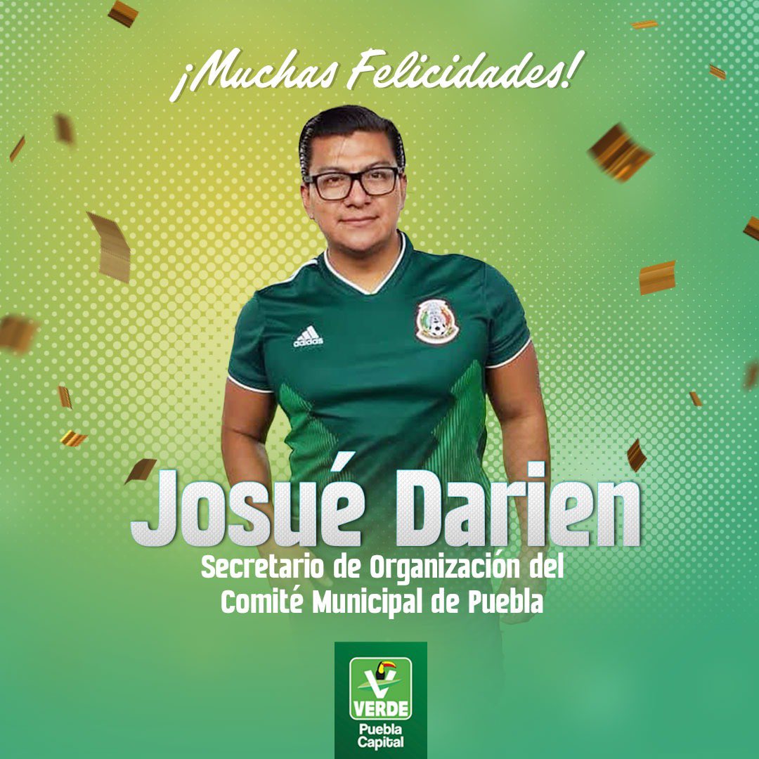 Le enviamos un fuerte abrazo verde por motivo de su cumpleaños 🥳 a nuestro Secretario de Organización del comité Municipal <a href="/darien_garcia/">darien garcia</a>!

¡Que pases un excelente día, Muchas Felicidades! 🎂 🎉
