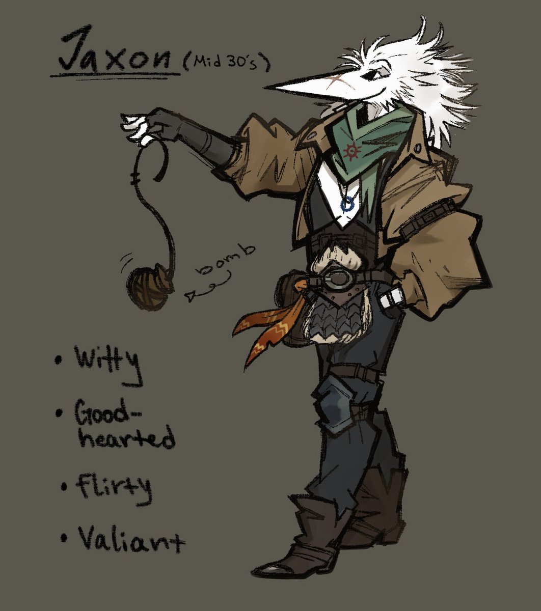 jokeandagger's tweet photo. monster hunter inspired oc 🐱🧡

#svs #spyvsspy #SPYvsSPY #spyvsspyoc #fanart #MHWilds https://t.co/STKlptwrB0