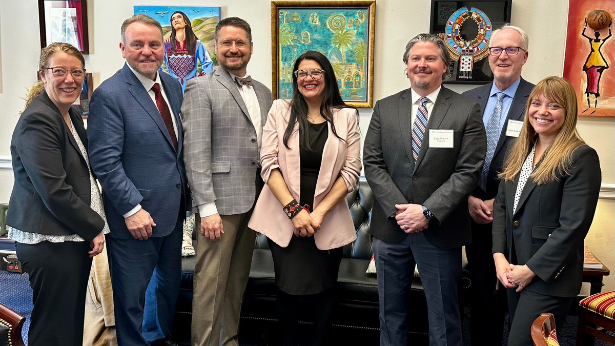 NathanTriplett's tweet photo. Our @MIStateBar & @MSBF_ATJFund team met with the offices of all 15 members of MI's congressional delegation this week to advocate for robust funding for @LSCtweets and the vital importance of legal aid to closing the yawning civil justice gap in this country. #ABADay @ABAesq https://t.co/WzFc1HA67T