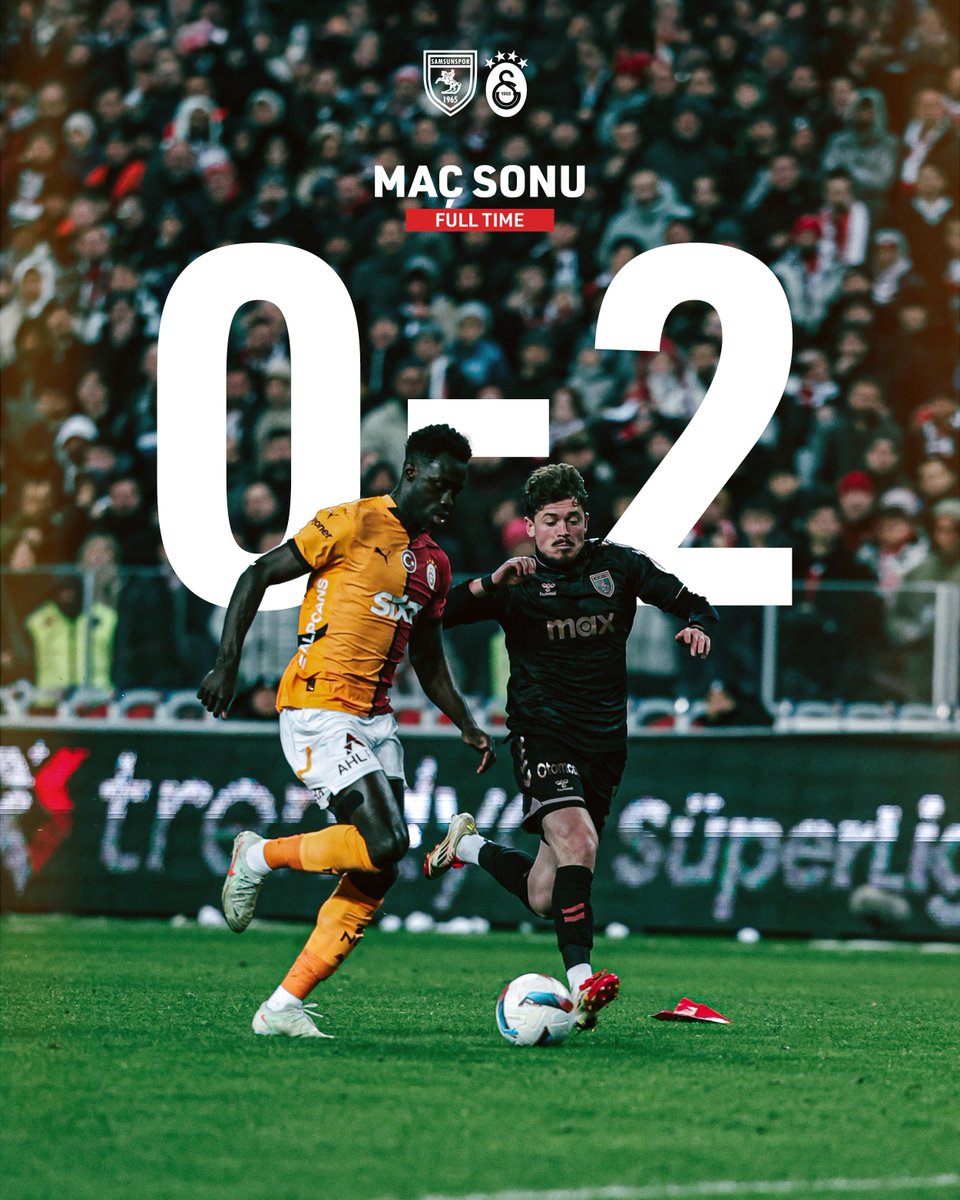 ⏱️ 90+6' :  Maç Sonucu

#SAMvGS