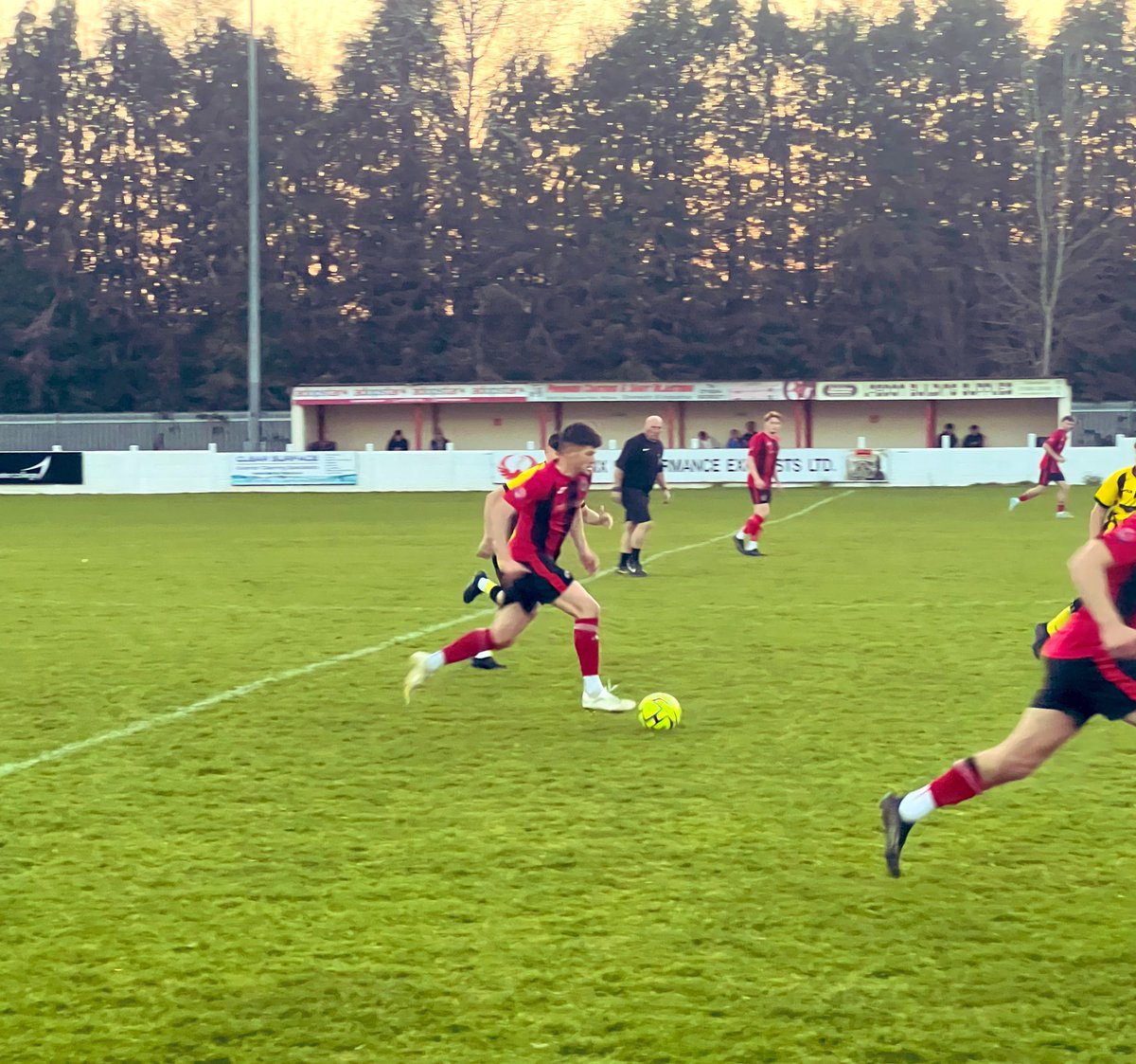 Lloyd White makes 2-0 in this friendly match against Tiverton  Town under 18’s