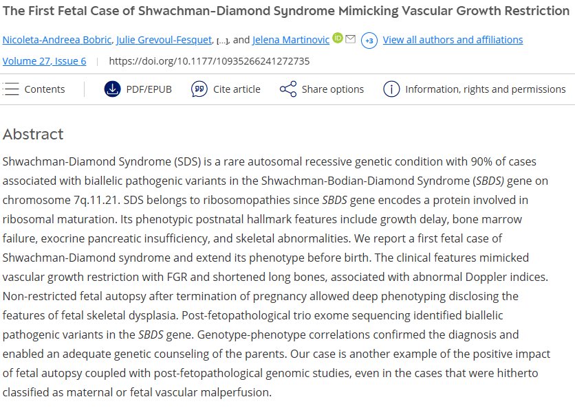 PediDevPath's tweet image. 🚨 New Episode!
Hear @PaedPathSoc President Dr. Jelena Martinovic talk about how perinatal pathology practice informs perinatal counseling in France, and a case of Shwachman-Diamond syndrome presenting as growth restriction.
pedidevpath.podbean.com/e/the-first-fe…
#PediPath