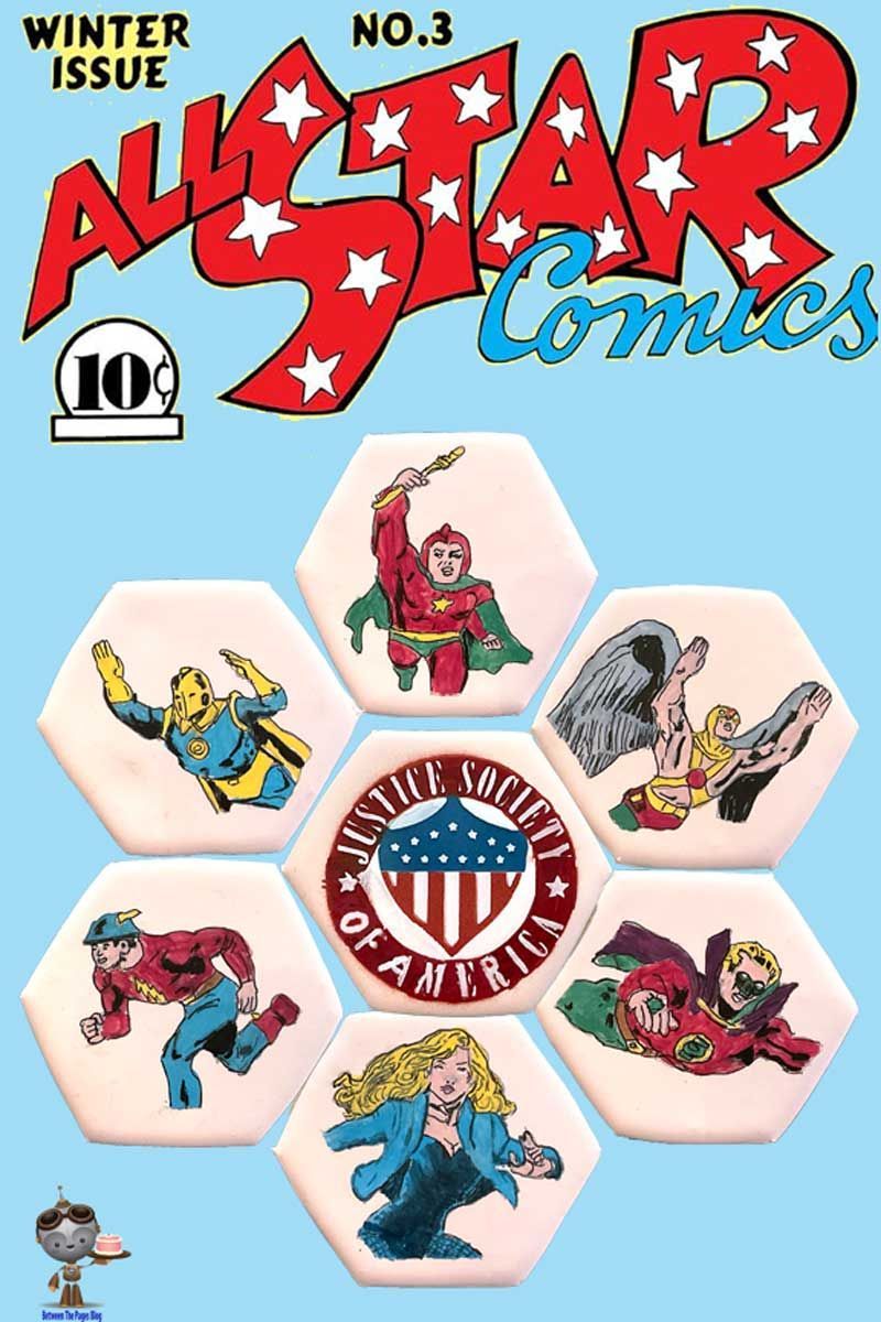 My Hand Drawn Justice Society Of America Cookies 
buff.ly/3Q7Rsdc
#JSApril #Cookies