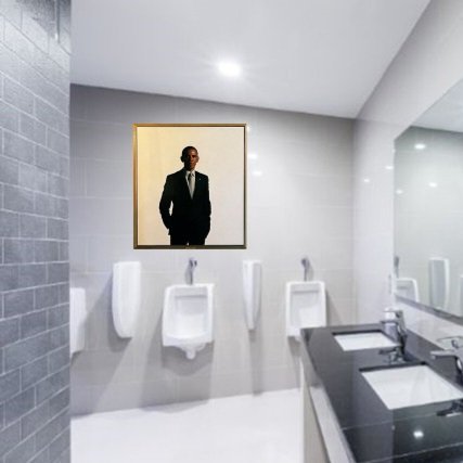 ComeAndTakeIt's tweet photo. @EndWokeness Looks like they found a much better location for Obama's portrait 😏 https://t.co/jNoaChxvSJ
