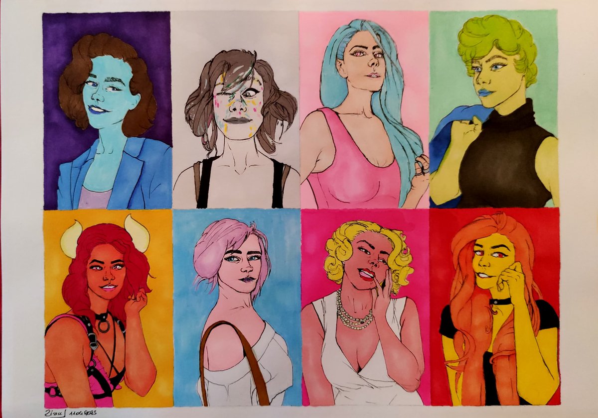 MrSioul's tweet photo. @BukkitBrown multiface in a Popart.

#drawing #popart #popcolor https://t.co/zK43EjvCRk