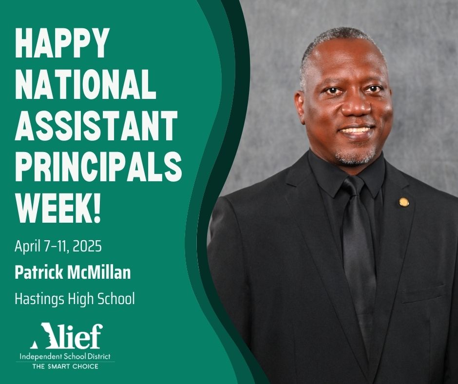 Alief Hastings HS🐾 (@aliefhastingshs) on Twitter photo Sending a big THANK YOU to AP Mr. McMillan as we celebrate National Assistant Principals Week! Your efforts make a real difference. #APWeek25 <a href="/CorpBizWiz/">Patrick L. McMillan, EdD, MBA</a> Sending a big THANK YOU to AP Mr. McMillan as we celebrate National Assistant Principals Week! Your efforts make a real difference. #APWeek25 <a href="/CorpBizWiz/">Patrick L. McMillan, EdD, MBA</a>