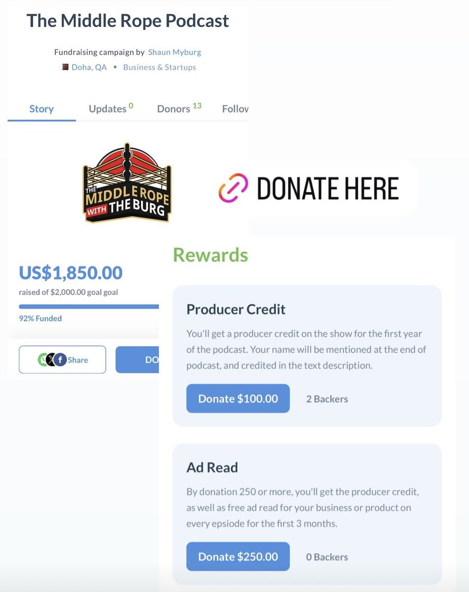 TheBurg's tweet photo. It's been a hard week, hoping that we can at least raise the last $150 needed to fully fund the podcast. If you'd like to contribute, there's still some great rewards up for grabs. Even the smallest amount helps us get closer. 
To donate click here https://t.co/YF5YIE6xgk https://t.co/NPhMMNNIQh