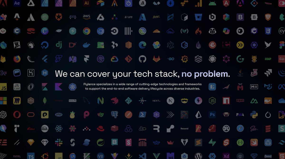 flylance's tweet photo. 👩‍💻 From AI/ML to DevOps, frontend to backend—Flylance engineers cover your entire delivery lifecycle.

No matter the stack, we have vetted pros to build it.

💡 React, Node, Python, .NET, AWS, GCP, and more

#TechStack #SoftwareDevelopment #FlylanceTalent https://t.co/Se55ONpzvb