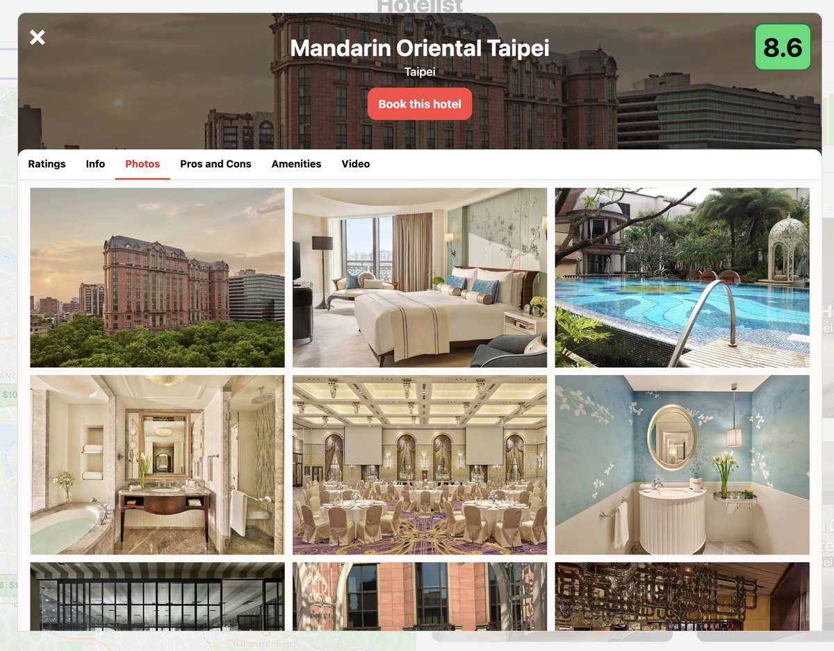 levelsio's tweet image. ✨ Neglected this project for 6 months but I&apos;m back on it

Hotel List . com tries to remove the bullshit from hotel booking sites like fake ratings, and paid listings. Many of the top listed hotels on booking sites now are there because they agree to give the booking site higher…