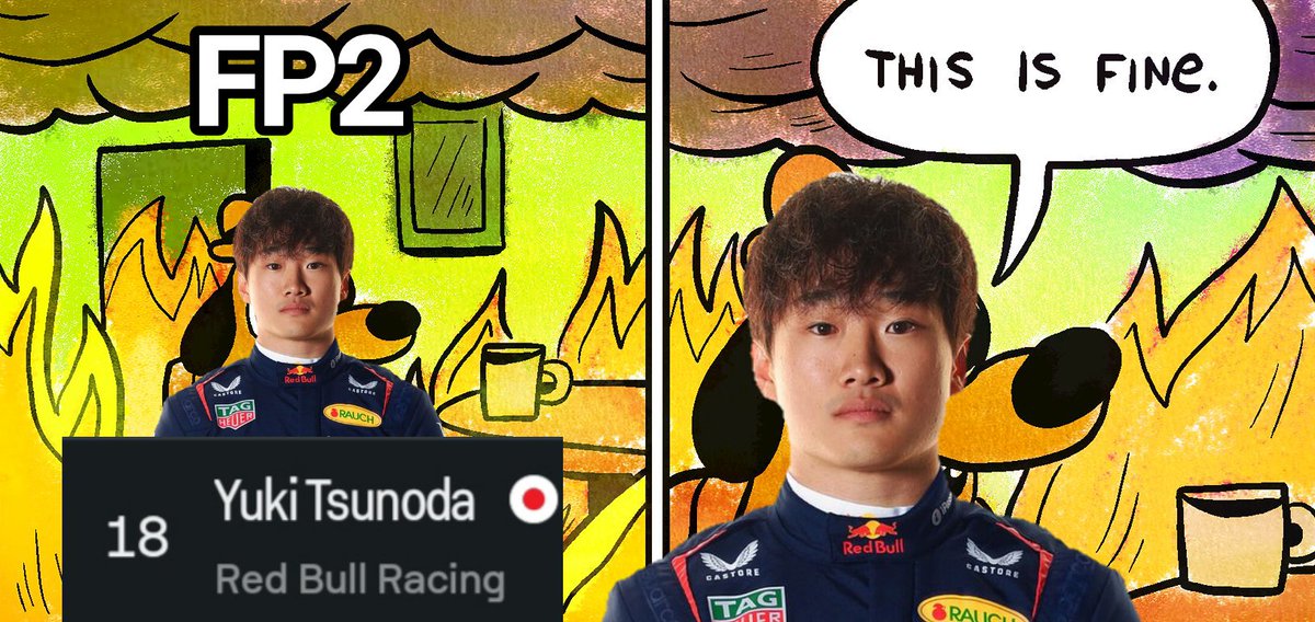 f1nostradamus's tweet photo. Poor Yuki...

Shop &amp; Social https://t.co/JgLGxfkCT0

#formula1 #F1 #motorsport #racing #f1edit  #f1fans #redbull #f1community #formulaone #formulauno #pronosticif1 #diariopronostici #Bahrain #F1Bahrain #Tsunoda https://t.co/jRkpgYh1xP