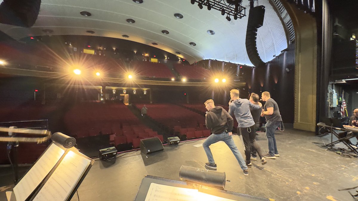 Soundcheck in Akron Ohio with ⁦<a href="/UnderStreetLamp/">Under the Streetlamp</a>⁩ at the ⁦<a href="/GoodyearTheater/">Goodyear Theater</a>⁩ ! Excited to be playing a hometown show.

Show tonight at 7:30pm 🎺🎺