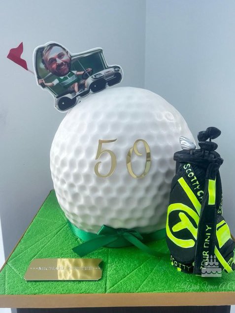 carlinn's tweet photo. @ScottyCameron my husband 50th cake. https://t.co/zoNpUBLDkX