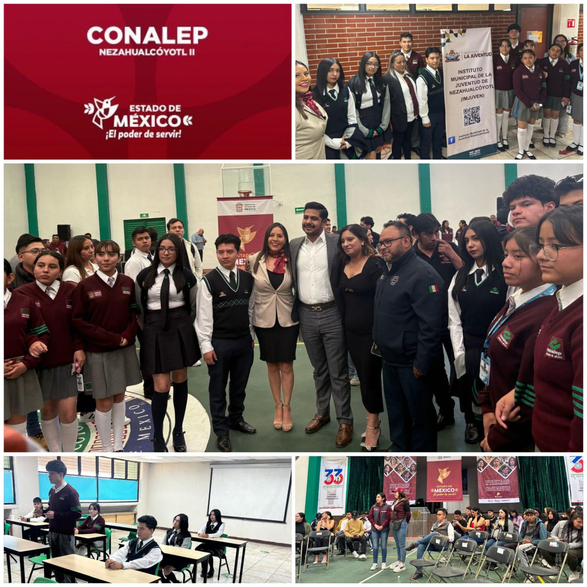 ConalepNezaII's tweet photo. Nuestra comunidad estudiantil participó en el Foro de Consulta Juvenil denominado "Diálogos por la Generación de la Transformación", acompañados por el presidente municipal de Cd. Nezahualcóyotl, con sede en la UTN. Agradecemos la invitación para formar parte del Plan de DJEM. https://t.co/a8WpE48JmJ