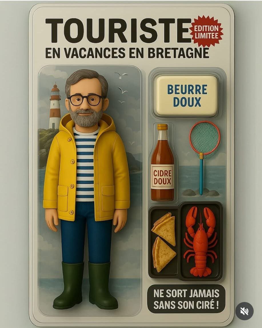 Mammbreizh's tweet photo. Kit touriste en vacances en Bretagne 😅🤣😎 https://t.co/TvGcWl5ePa
