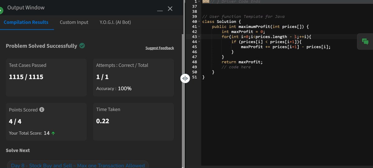 🔍 Day 2 of #geekstreak2025Today's challenge: Find the number of occurrences of a target element in a sorted array using searching techniques.
<a href="/geeksforgeeks/">GeeksforGeeks | Learn to Code</a>