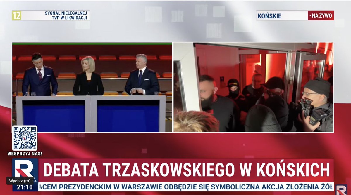 Ale wstyd ! Najwiekszym przegranym tych debat będa trzy wielkie telewizje, które zgodziły się zadawać pytania w debacie organizowanej przez sztab Rafała Trzaskowskiego ,  czym poinformowała pani z tvp w likwidacji.  I ciekawe ile sztab  RT zapłacił za organizacje tej produkcji