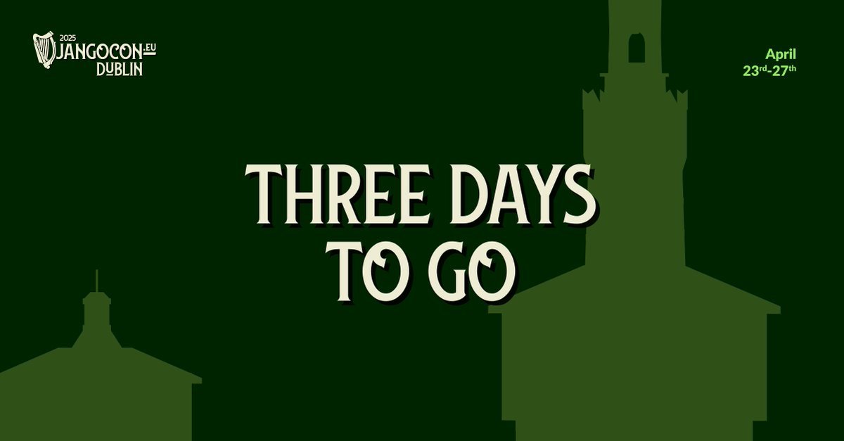 ⏳ Only 3 days to go until DjangoCon Europe 2025! 🎉🐍

Get your laptops charged and your badges ready—it’s almost time! 💻✨

#djangoconeurope25 #countdown #3daystogo