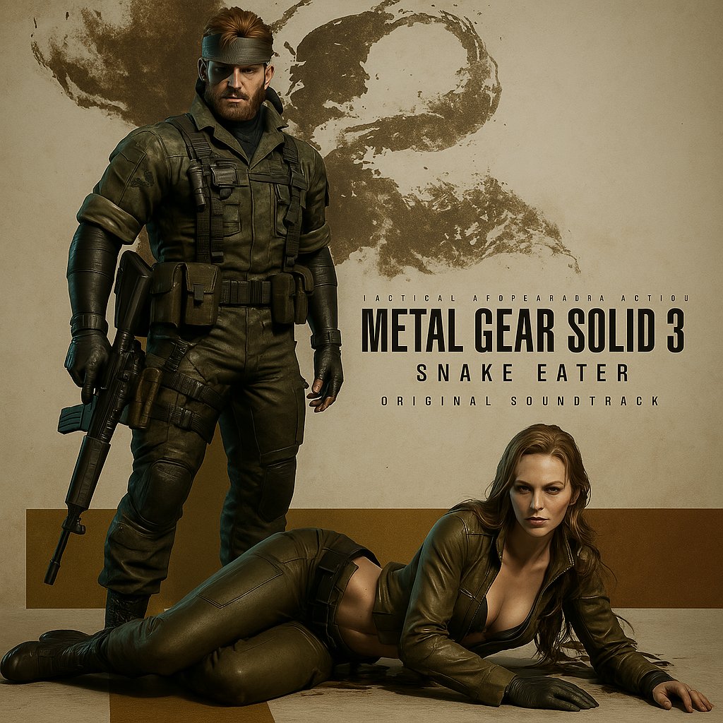 gamingai94's tweet photo. #gaming
#gaming_ai
#games
#gamer
#gamers
#videogames
#videogamesai
#gamesai
#konami
#remake
#remaster
#PlayStation
#Xbox 
#gamepass 
#Nintendo 
#NintendoSwitch2 
#pc
#ai
#AIArt
#metalgear3
#Re_Engine

Metal gear solid 3 Snake eater cover Remake by me https://t.co/iIvsq8SosD