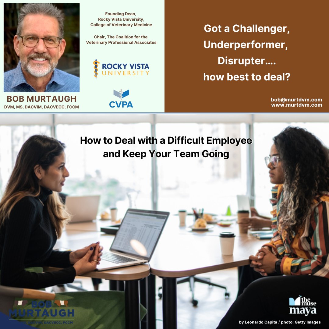 stevenlmay's tweet photo. ot a Challenger, Underperformer, Disrupter….how best to deal?
https://t.co/40svP8cufM

https://t.co/8uV7hm32HN
#vetnews #veterinary #veterinarymedicine #vetlife
#veterinarian #veterinaryjobs #vetpracticemanagement
#vetmed #vettech #veterinarytechnician #veterinarycareers
#stevenlmaycvj